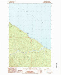 Sekiu River Washington Historical topographic map, 1:24000 scale, 7.5 X 7.5 Minute, Year 1984