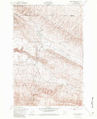 Selah Springs Washington Historical topographic map, 1:24000 scale, 7.5 X 7.5 Minute, Year 1953