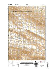 Selah Springs Washington Current topographic map, 1:24000 scale, 7.5 X 7.5 Minute, Year 2013