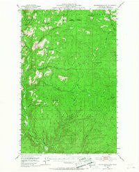 Seventeenmile Mtn. Washington Historical topographic map, 1:62500 scale, 15 X 15 Minute, Year 1953