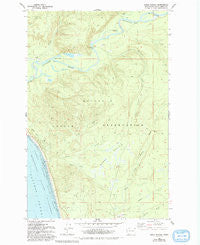 Shale Slough Washington Historical topographic map, 1:24000 scale, 7.5 X 7.5 Minute, Year 1982