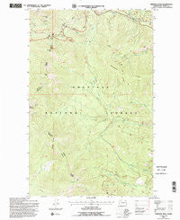 Sherman Peak Washington Historical topographic map, 1:24000 scale, 7.5 X 7.5 Minute, Year 1992