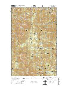 Sherman Peak Washington Current topographic map, 1:24000 scale, 7.5 X 7.5 Minute, Year 2014