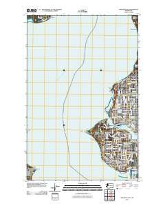 Shilshole Bay Washington Historical topographic map, 1:24000 scale, 7.5 X 7.5 Minute, Year 2011