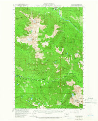 Silverton Washington Historical topographic map, 1:62500 scale, 15 X 15 Minute, Year 1957