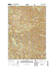 Siouxon Peak Washington Current topographic map, 1:24000 scale, 7.5 X 7.5 Minute, Year 2014