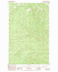 Sitdown Mtn Washington Historical topographic map, 1:24000 scale, 7.5 X 7.5 Minute, Year 1985