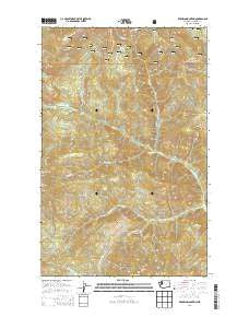 Sitdown Mountain Washington Current topographic map, 1:24000 scale, 7.5 X 7.5 Minute, Year 2014