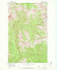 Skagit Peak Washington Historical topographic map, 1:24000 scale, 7.5 X 7.5 Minute, Year 1969