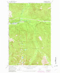 Skykomish Washington Historical topographic map, 1:24000 scale, 7.5 X 7.5 Minute, Year 1965
