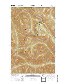 Slate Peak Washington Current topographic map, 1:24000 scale, 7.5 X 7.5 Minute, Year 2014
