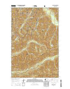 Slide Peak Washington Current topographic map, 1:24000 scale, 7.5 X 7.5 Minute, Year 2014