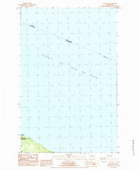 Slip Point Washington Historical topographic map, 1:24000 scale, 7.5 X 7.5 Minute, Year 1984