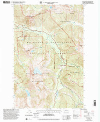 Sloan Peak Washington Historical topographic map, 1:24000 scale, 7.5 X 7.5 Minute, Year 1999