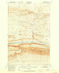 Smyrna Washington Historical topographic map, 1:62500 scale, 15 X 15 Minute, Year 1951