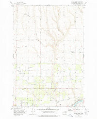 Snipes Creek Washington Historical topographic map, 1:24000 scale, 7.5 X 7.5 Minute, Year 1977