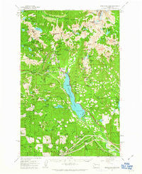 Snoqualmie Pass Washington Historical topographic map, 1:62500 scale, 15 X 15 Minute, Year 1961