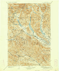 Snoqualmie Washington Historical topographic map, 1:125000 scale, 30 X 30 Minute, Year 1903