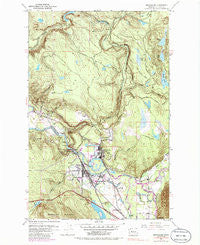 Snoqualmie Washington Historical topographic map, 1:24000 scale, 7.5 X 7.5 Minute, Year 1953