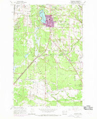 Spanaway Washington Historical topographic map, 1:24000 scale, 7.5 X 7.5 Minute, Year 1959