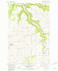 Spangle East Washington Historical topographic map, 1:24000 scale, 7.5 X 7.5 Minute, Year 1981