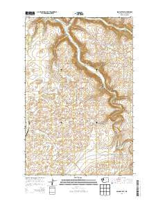 Spangle East Washington Current topographic map, 1:24000 scale, 7.5 X 7.5 Minute, Year 2014