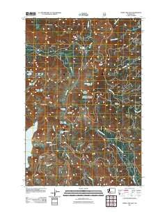 Spirit Lake East Washington Historical topographic map, 1:24000 scale, 7.5 X 7.5 Minute, Year 2011