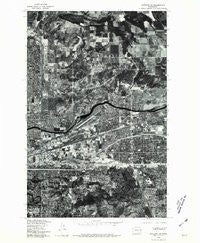 Spokane NE Washington Historical topographic map, 1:24000 scale, 7.5 X 7.5 Minute, Year 1978