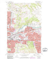 Spokane NE Washington Historical topographic map, 1:24000 scale, 7.5 X 7.5 Minute, Year 1973
