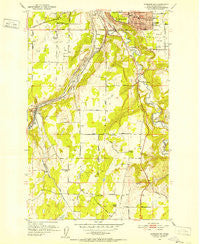 Spokane SW Washington Historical topographic map, 1:24000 scale, 7.5 X 7.5 Minute, Year 1950