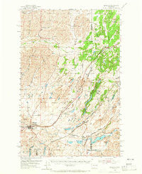 Sprague Washington Historical topographic map, 1:62500 scale, 15 X 15 Minute, Year 1954