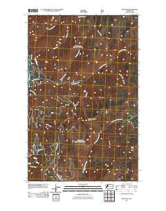 Spur Peak Washington Historical topographic map, 1:24000 scale, 7.5 X 7.5 Minute, Year 2011