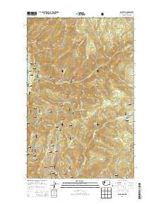 Spur Peak Washington Current topographic map, 1:24000 scale, 7.5 X 7.5 Minute, Year 2014