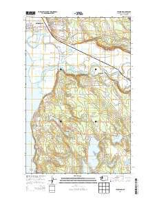 Stanwood Washington Current topographic map, 1:24000 scale, 7.5 X 7.5 Minute, Year 2014