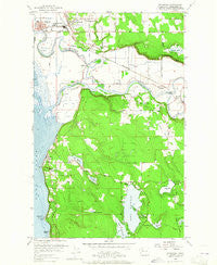 Stanwood Washington Historical topographic map, 1:24000 scale, 7.5 X 7.5 Minute, Year 1956