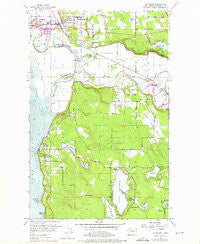 Stanwood Washington Historical topographic map, 1:24000 scale, 7.5 X 7.5 Minute, Year 1956