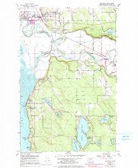 Stanwood Washington Historical topographic map, 1:24000 scale, 7.5 X 7.5 Minute, Year 1956