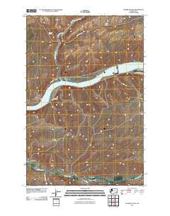Starbuck East Washington Historical topographic map, 1:24000 scale, 7.5 X 7.5 Minute, Year 2011