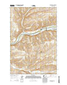 Starbuck East Washington Current topographic map, 1:24000 scale, 7.5 X 7.5 Minute, Year 2013