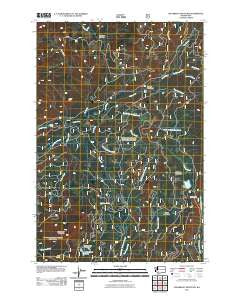 Steamboat Mountain Washington Historical topographic map, 1:24000 scale, 7.5 X 7.5 Minute, Year 2011