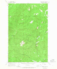 Stensgar Mtn. Washington Historical topographic map, 1:24000 scale, 7.5 X 7.5 Minute, Year 1965