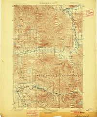 Stilaguamish Washington Historical topographic map, 1:125000 scale, 30 X 30 Minute, Year 1901