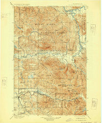 Stilaguamish Washington Historical topographic map, 1:125000 scale, 30 X 30 Minute, Year 1901