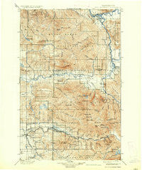 Stillaguamish Washington Historical topographic map, 1:125000 scale, 30 X 30 Minute, Year 1901
