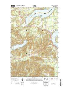 Summit Lake Washington Current topographic map, 1:24000 scale, 7.5 X 7.5 Minute, Year 2014