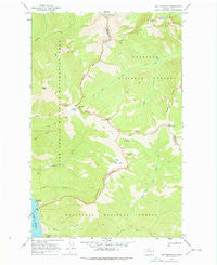 Sun Mountain Washington Historical topographic map, 1:24000 scale, 7.5 X 7.5 Minute, Year 1969