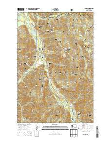 Sun Top Washington Current topographic map, 1:24000 scale, 7.5 X 7.5 Minute, Year 2014