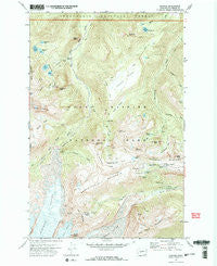 Sunrise Washington Historical topographic map, 1:24000 scale, 7.5 X 7.5 Minute, Year 1971