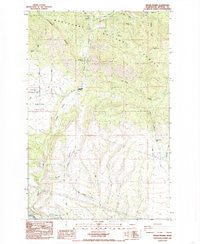 Swauk Prairie Washington Historical topographic map, 1:24000 scale, 7.5 X 7.5 Minute, Year 1985