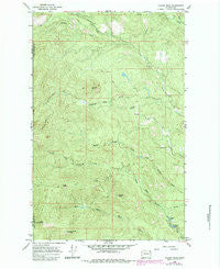 Tacoma Peak Washington Historical topographic map, 1:24000 scale, 7.5 X 7.5 Minute, Year 1968